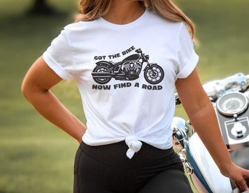 Bikergod Motorcycle Got The Bike Now Find a Road T-shirt, Crew-neck Sweatshirt, Hoodie, Tank Top, V-neck T-shirt Design 2D Full Printed Sizes S - 5XL - NABB229