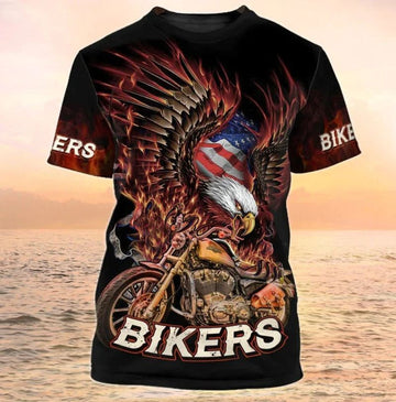 Bikergod Motorcycle Biker T-shirt Design 3D Full Printed Sizes S - 5XL - NMK297