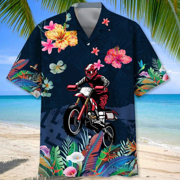 Bikergod Motorcycle COTTON Hawaii Shirt Design 3D Full Printed Sizes S - 5XL NMK286