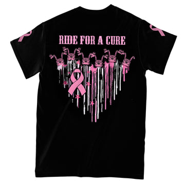 Bikergod Motorcycle Ride For A Cure American Motorcycle Breast Cancer Awareness T-shirt Design 3D Full Printed Sizes S - 5XL - NABD269