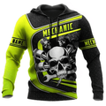 Bikergod Motorcycle Mechanic Skull Custom Name Hoodie Design 3D Full Printed Sizes S - 5XL - NAQA251H