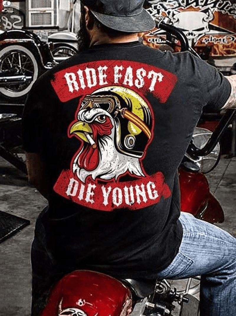 Bikergod Motorcycle Ride Fast Die Young T-shirt, Crew-neck Sweatshirt, Hoodie, Tank Top, V-neck T-shirt Design 2D Full Printed Sizes S - 5XL - NABU292