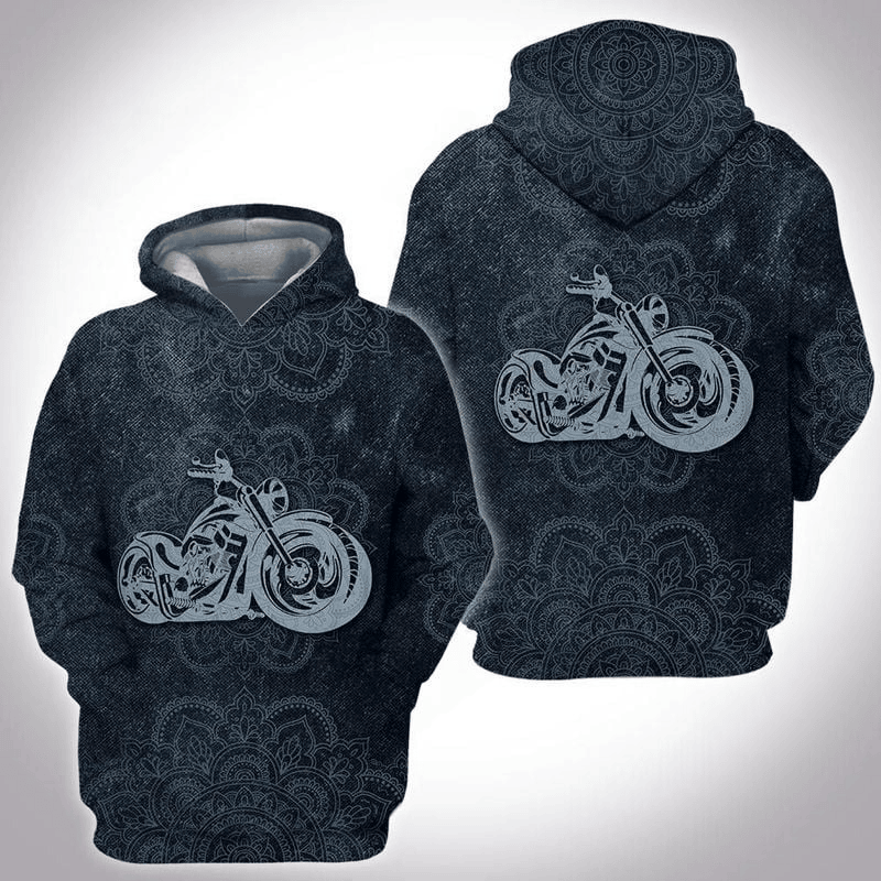 Bikergod Motorcycle Hoodie Design 3D Full Printed Sizes S - 5XL - NAAK305