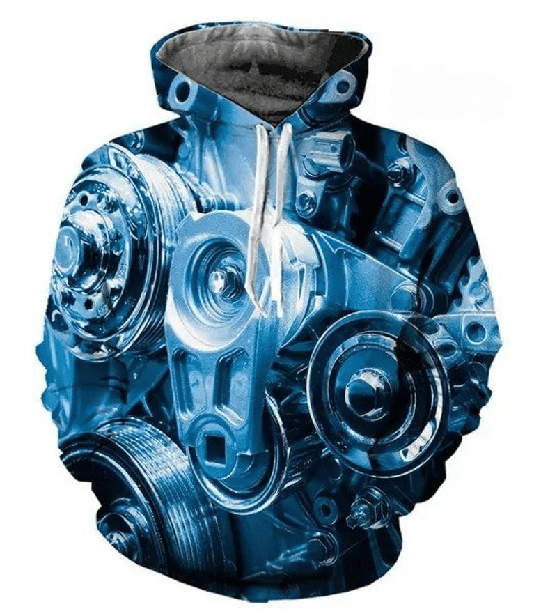 Bikergod Motorcycle Hoodie Design 3D Full Printed Sizes S - 5XL- HGH3331