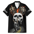 Bikergod Motorcycle Brotherhood Of Bikers Hawaii Shirt Design 3D Full Printed Sizes S - 5XL NASA443