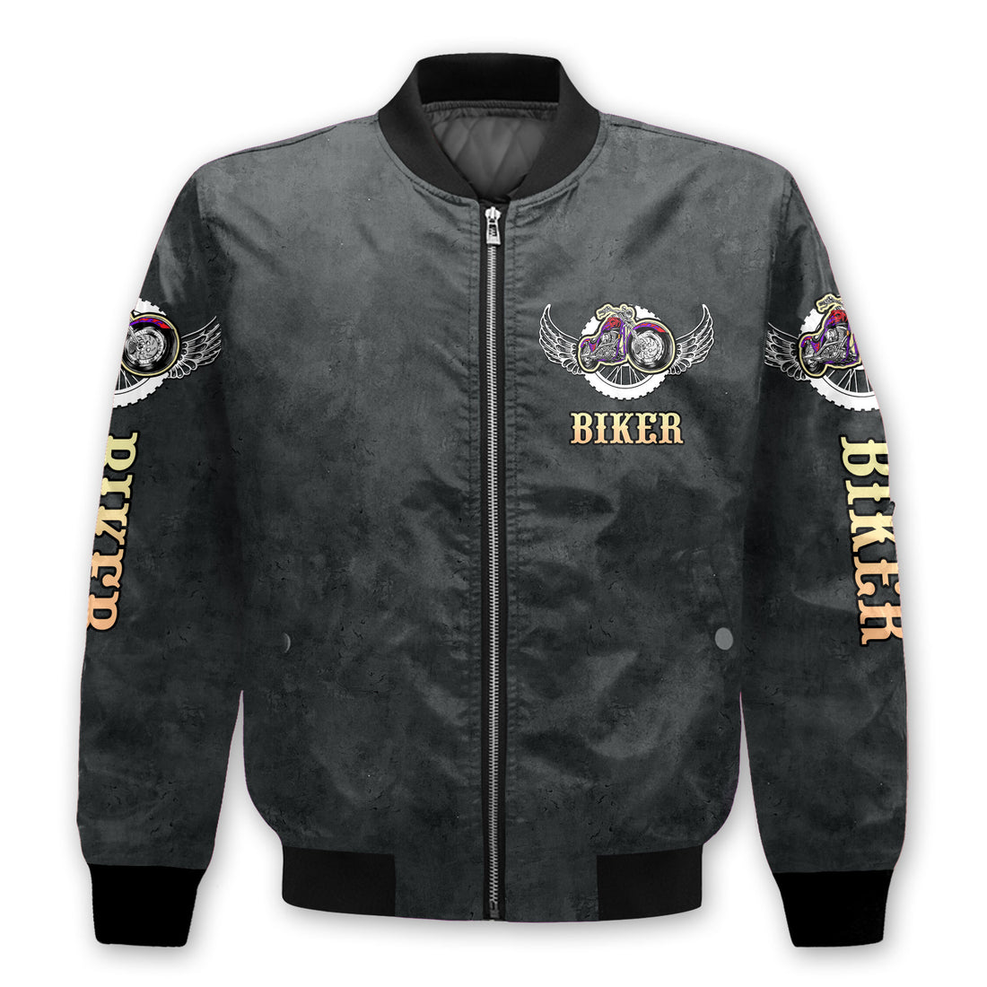 Bikergod I Don't Ride A Bike To Add Days To My Life Motorcycle Bomber Jacket Design 3D Full Printed HM18042505