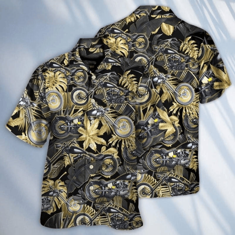 Bikergod Motorcycle COTTON Hawaii Shirt Design 3D Full Printed Sizes S - 5XL NAOA200