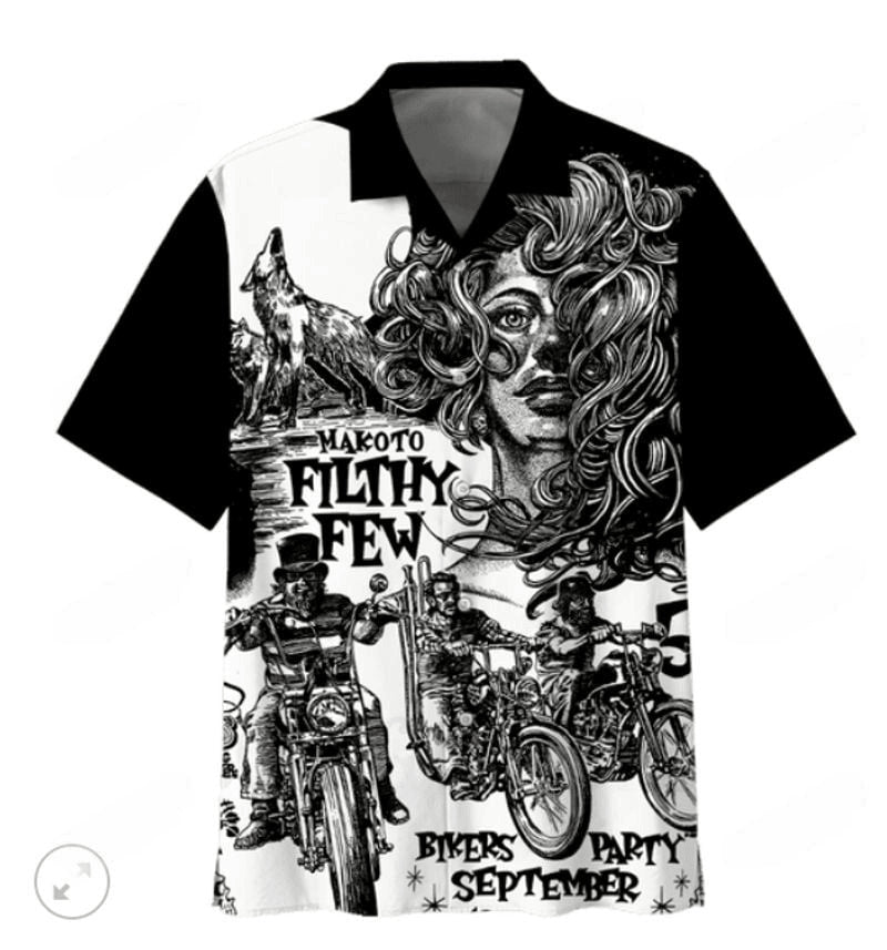 Bikergod Motorcycle Hawaii Shirt Design 3D Full Printed Sizes S - 5XL NAAK206