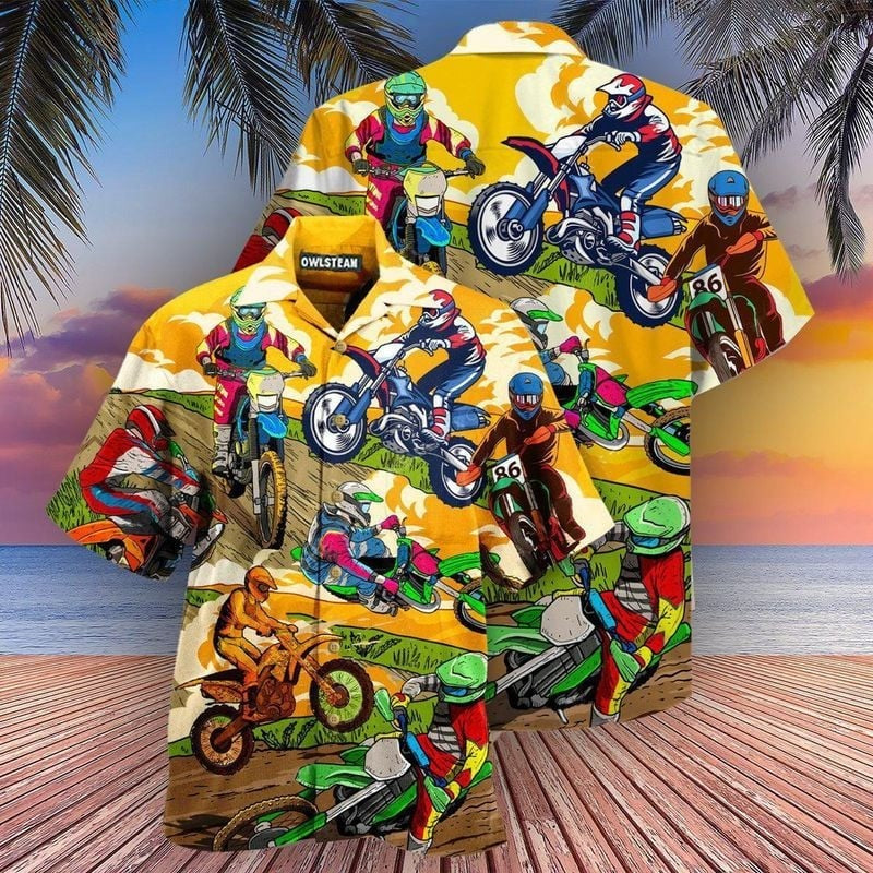 Bikergod Motorcycle Hawaii Shirt Design 3D Full Printed Sizes S - 5XL NAAK209