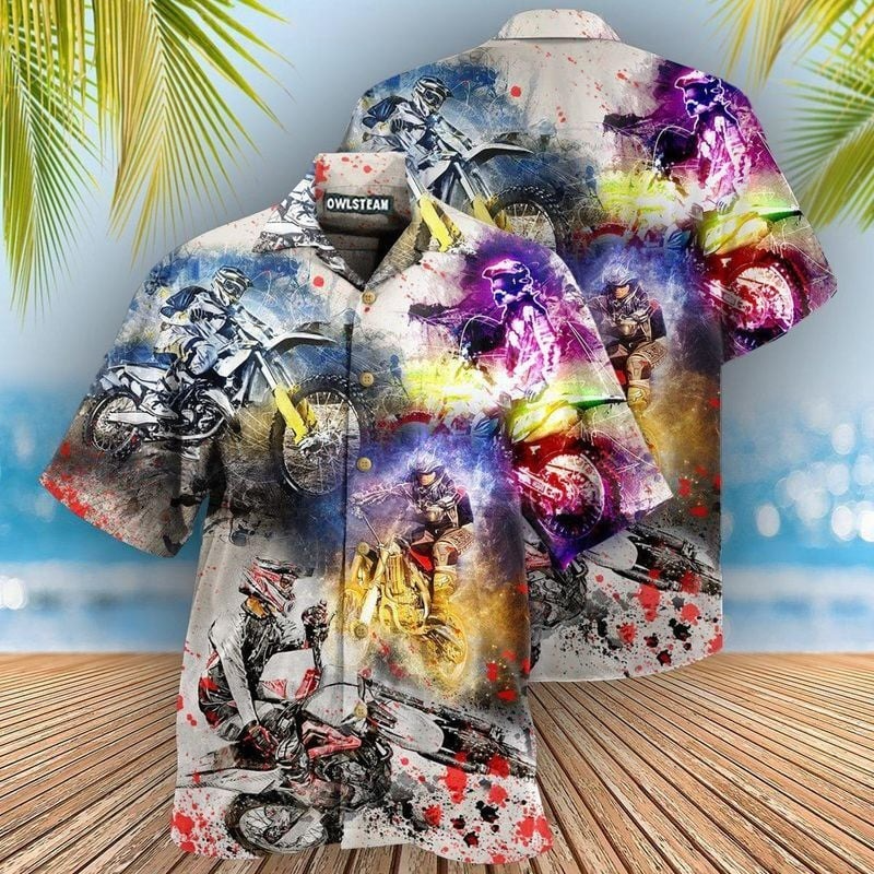 Bikergod Motorcycle Hawaii Shirt Design 3D Full Printed Sizes S - 5XL NAAK211