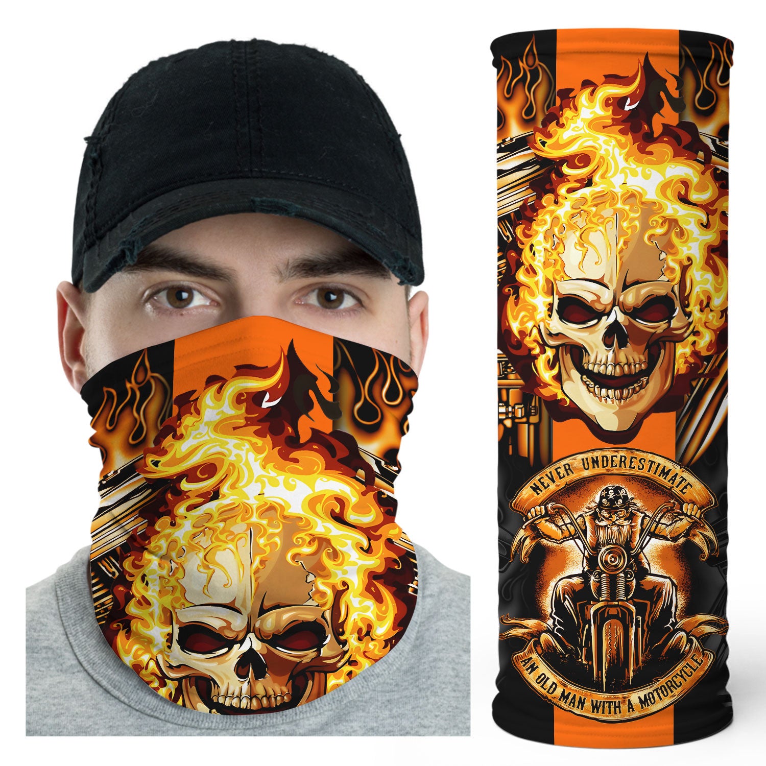 Bikergod Motorcycle Face Mask Ghost Mask Bandana HM15052506