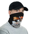 Bikergod Ride Free Biker Tube Skull And Engine Bandana Design 3D Full Printed DH042025TS18