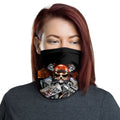 Bikergod Ride Free Biker Tube Skull And Engine Bandana Design 3D Full Printed DH042025TS18