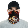 Bikergod Born to Ride Skull Motorcycle Helmet and Speedometer Bandana Design 3D Full Printed DH042025TS20