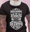 Bikergod Biker Grandpa Like a Normal Grandpa But Cooler Father's Day T-Shirt Design 2D Printed HM21052506