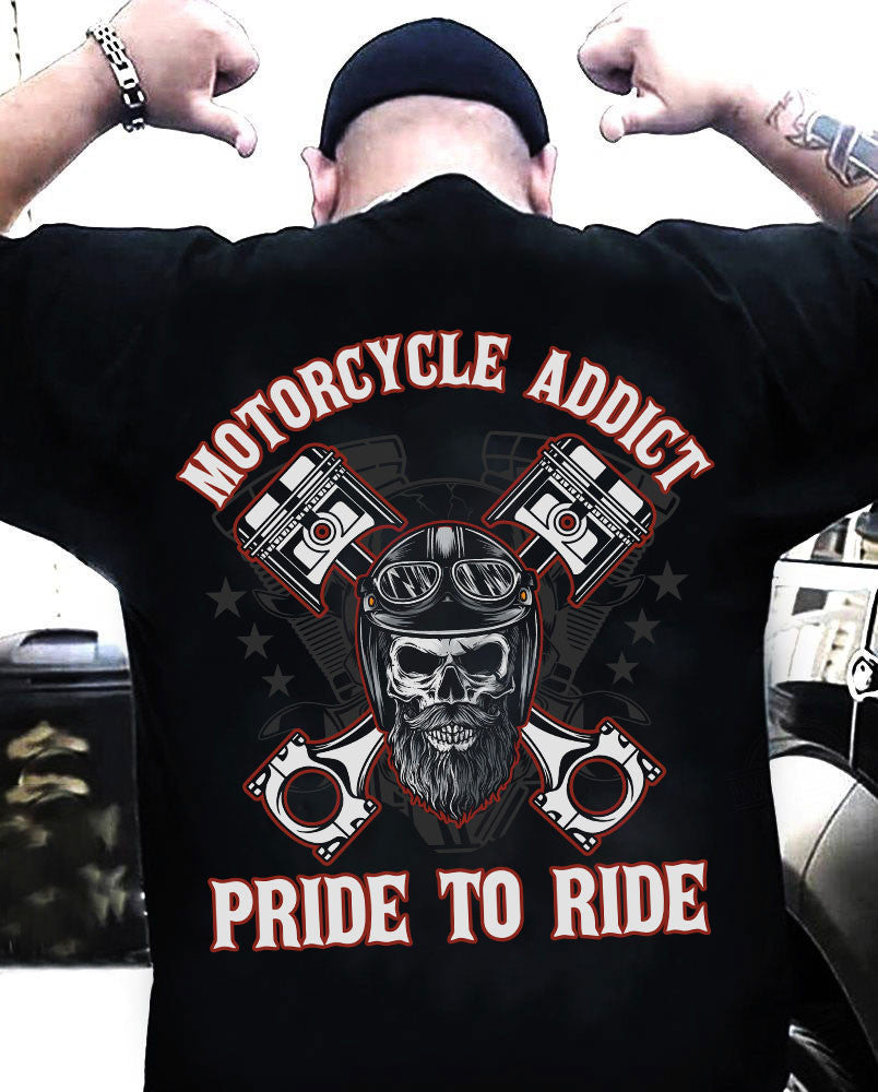 Bikergod Motorcycle Biker Chopper Bobber Motard Motorrad Motorcycle T-Shirt Design 2D Printed HM22052506