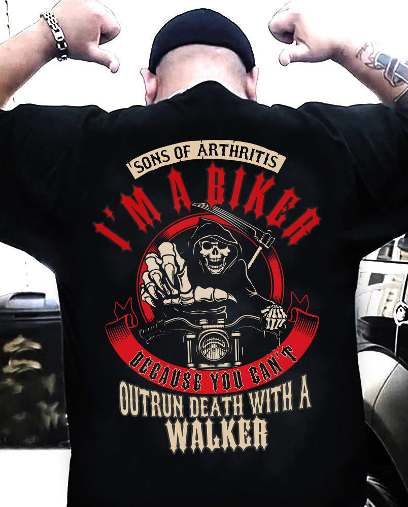 Bikergod Sons Of Arthritis Mens Ibuprofen Chapter Outrun Death T-Shirt Design 2D Printed HM23052506