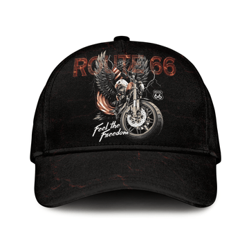 Bikergod Route 66 Feel The Freedom Classic Cap HM15052501