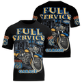 Bikergod Full Service Route 66 Garage Motocycle T-Shirt Design 3D Full Printed HM15052503