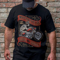 Bikergod Built Not Bought Motorcycle Biker Motorbike T-Shirt Design 2D Printed HM24052504