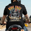 Bikergod Ride Free Respect Our Vets Motorcycle Motorcycle T Shirt Design 2D Printed HM26052505