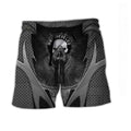 Bikergod Motorcycle Skull Biker Beach Shorts Sizes S - 5XL NALA351H