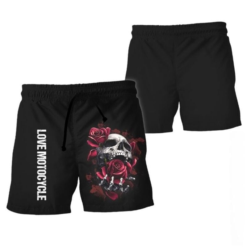 Bikergod Motorcycle Beach Shorts Sizes S - 5XL NALA172G