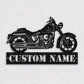 Bikergod Custom Name Motorcycle Metal Sign Wall Art – Personalized Dirt Bike Gift LN030625MS02