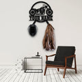 Bikergod Custom Name Motorcycle Helmet Holder Metal Sign Men Gift DH042025TS41