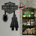 Bikergod Custom Name Motorcycle Helmet Holder Metal Sign Men Gift DH042025TS42