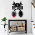 Bikergod Custom Name Motorcycle Helmet Holder Metal Sign Men Gift DH042025TS45