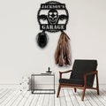 Bikergod Custom Name Motorcycle Helmet Holder Metal Sign Men Gift DH042025TS47