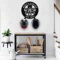 Bikergod Custom Name Motorcycle Helmet Holder Metal Sign Men Gift DH042025TS53