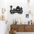 Bikergod Custom Farm Name Sign Personalized Metal Barn and Tractor Wall Decor for Ranch Homestead or Country Home DH042025TS65