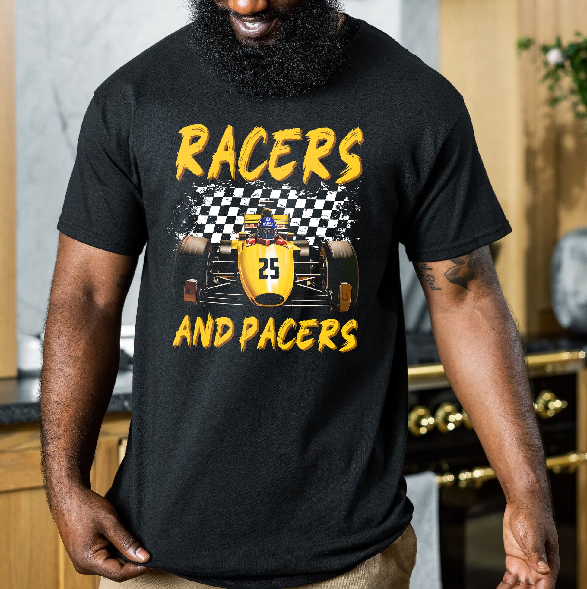 Bikergod Racers And Pacers T-Shirt 2D - Funny Speed Racer - Motorsport Lover Gift LN120625TS3