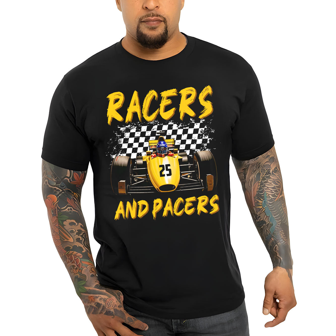 Bikergod Racers And Pacers T-Shirt 2D - Funny Speed Racer - Motorsport Lover Gift LN120625TS3