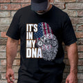 Bikergod It's In My DNA Tshirt Design 2D Printed DH042025T71