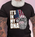 Bikergod It's In My DNA Tshirt Design 2D Printed DH042025T71