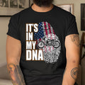 Bikergod It's In My DNA Tshirt Design 2D Printed DH042025T71
