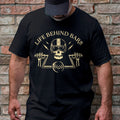 Bikergod Life Behind Bars Tshirt Design 2D Printed DH042025T73