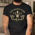 Bikergod Life Behind Bars Tshirt Design 2D Printed DH042025T73