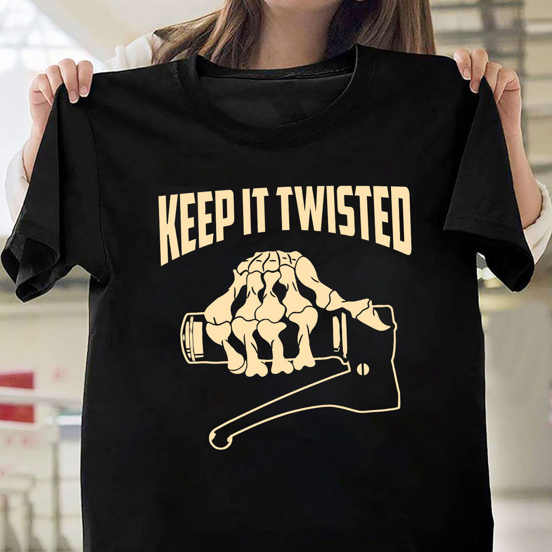 Bikergod Keep It Twisted Tshirt Design 2D Printed DH042025T77