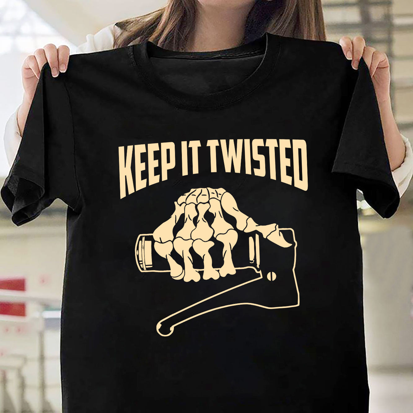 Bikergod Keep It Twisted Tshirt Design 2D Printed DH042025T77