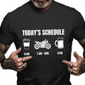Bikergod Today's Schedule Tshirt Design 2D Printed DH042025T78