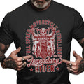 Bikergod Full Speed Motorcycle Rebellion Tshirt Design 2D Printed DH042025T79