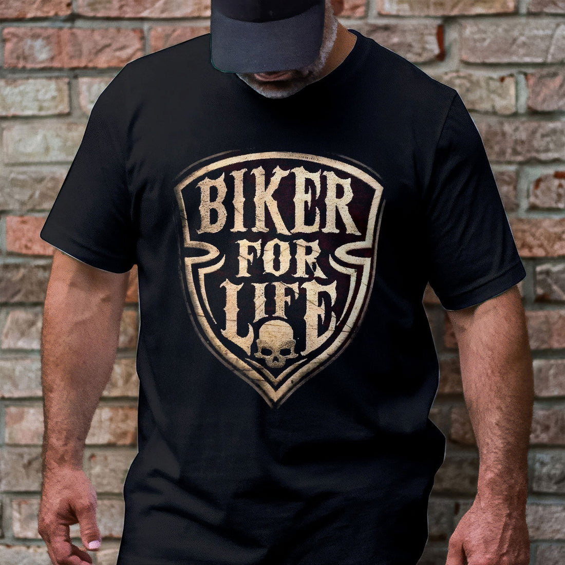 Bikergod Biker For Life Design 2D Printed DH042025T80
