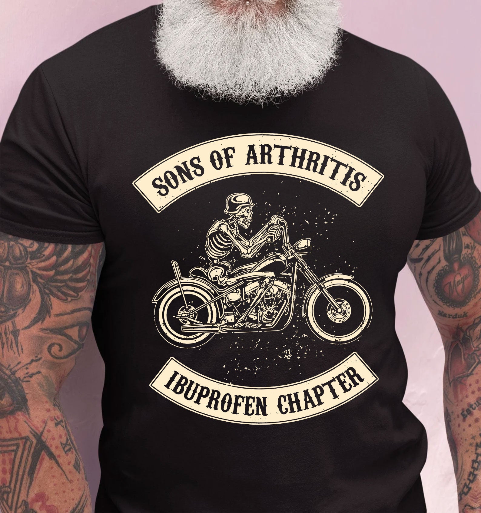 Bikergod Sons Of Arthritis Ubuprofen Chapter Design 2D Printed DH042025T83
