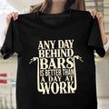 Bikergod Any Day Behind Bars Is Better Than A Day At Work Design 2D Printed DH042025T84