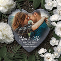 Bikergod Custom Photo You And Me We Got This - Couple Personalized Stone With Stand - Gift For Husband Wife, Anniversary LN240625ST10