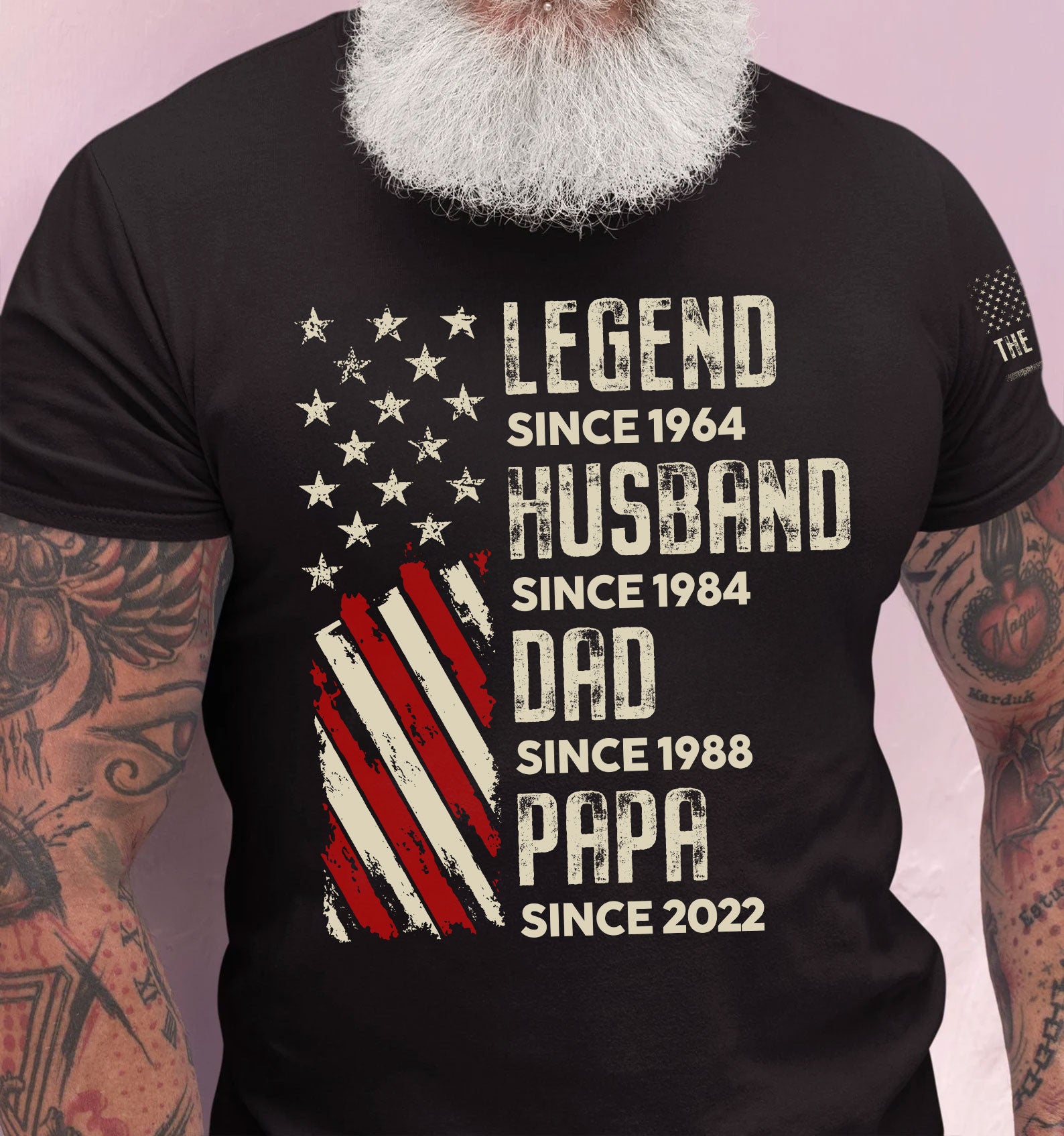 Bikergod Legend Husband Dad T-Shirt 2D - Custom Year Funny Men's Birthday Shirt - Gift for Husband, Dad Tees LN260625TS6